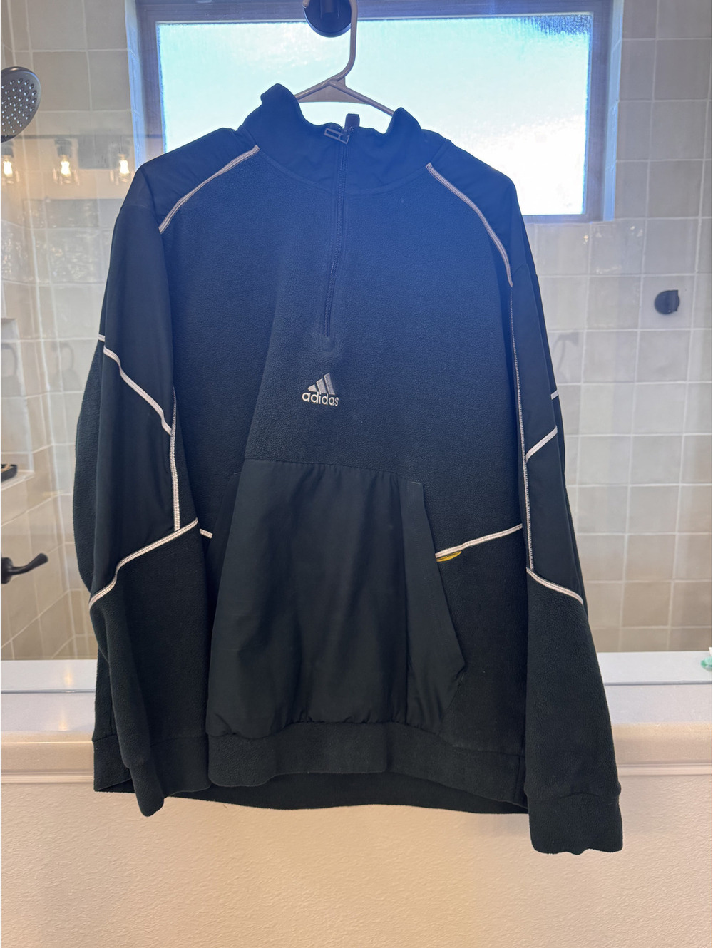 Adidas green pullover